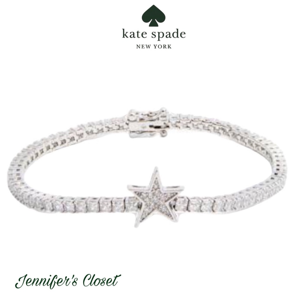 Kate Spade Cz You’re A Star Tennis Bracelet NWT